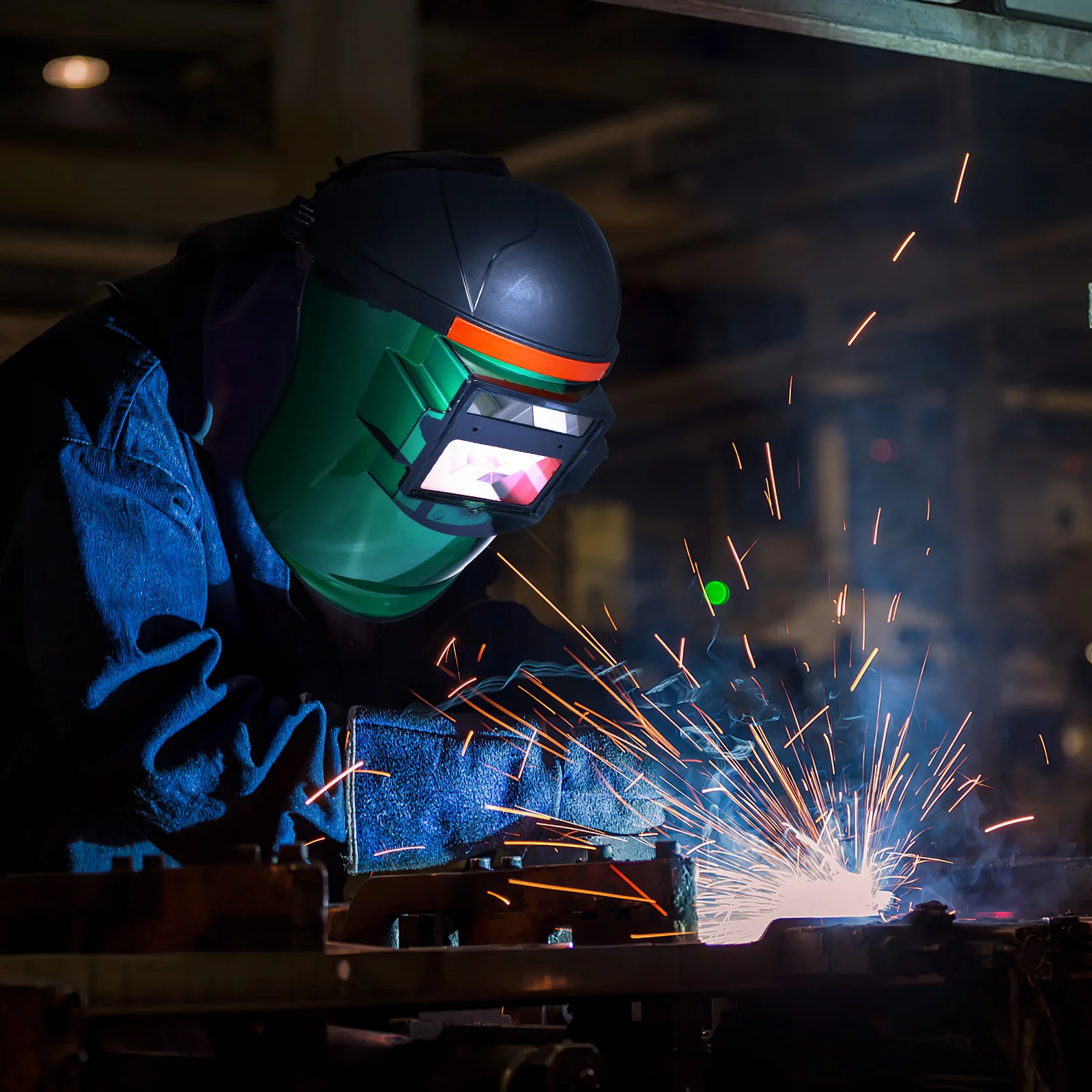 

Auto Darkening Welding Mask Solar Rechargeable Pc Material Wide View Adjustable Sensitivity Arc Tig Welding Hood