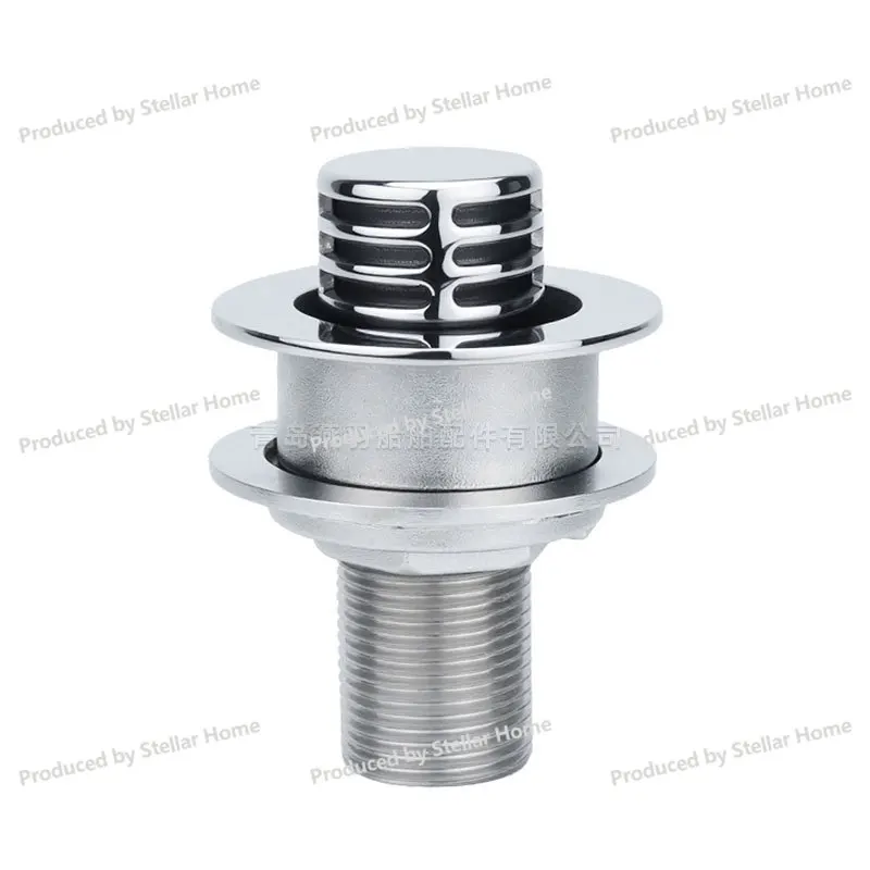1-1/2 Inch 25mm Ventilation Hole 316 Stainless Steel Marine Hardware, Yacht Accessories Ventilation Cover Outlet Cap