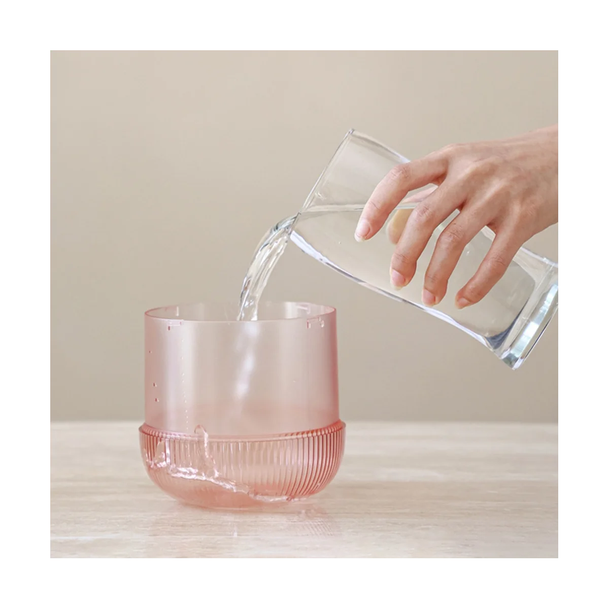 Humidifier 1000ML Rechargeable Double Spray Humidifiers with Night Light 4- Modes Air Humidifier Office -A