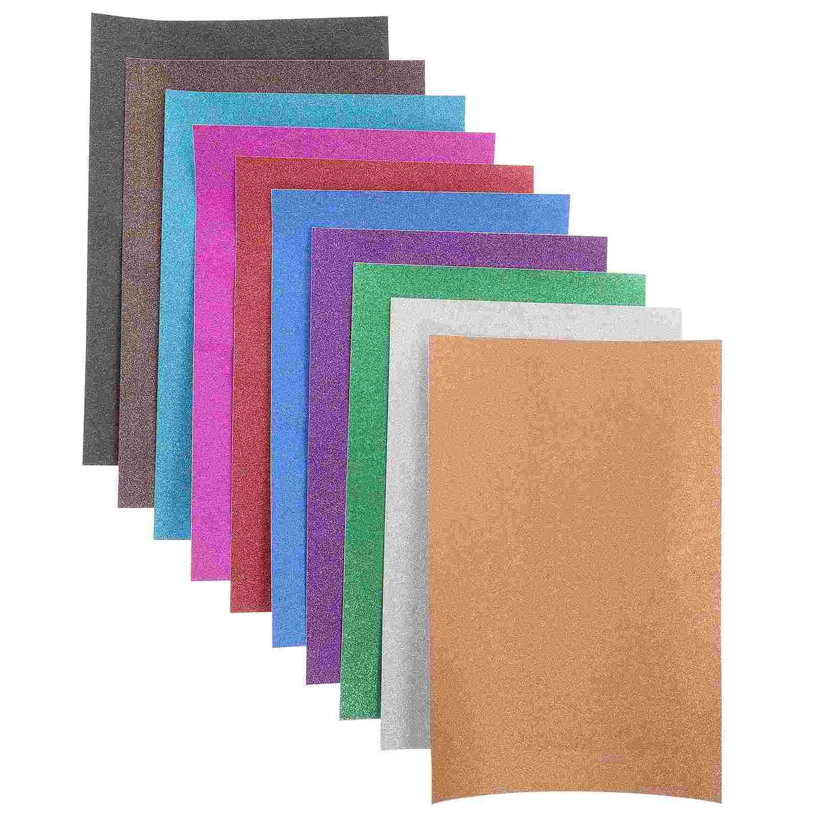 

20 Sheets Holographic Wrapping Paper A4 Glitter Papers Scrapbook Handmade Craft