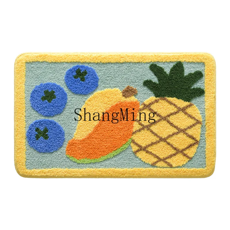 

DSA flocking new bathroom absorbent floor mat toilet door non-slip mat home foot pad household wholesale