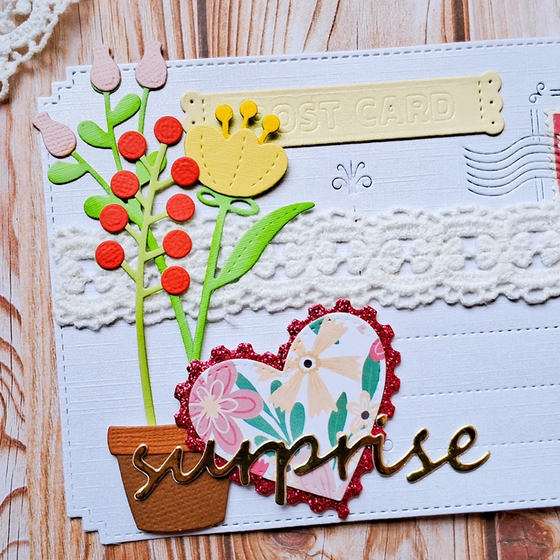 Panalisacraft śliczny bukiet kwiatów wykrojniki do metalu szablony dla DIY Scrapbooking/album dekoracyjne tłoczenie DIY karty papierowe