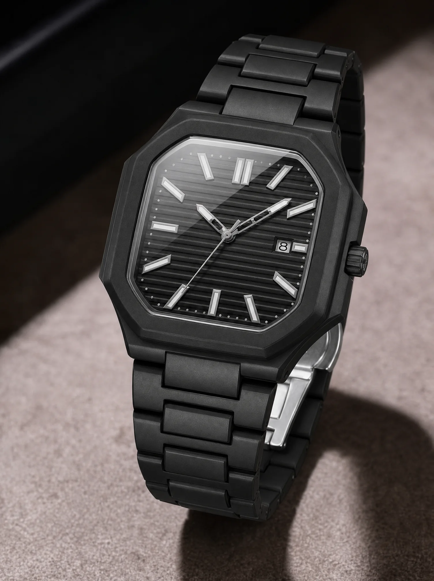 1pc Men's White Dial Alloy Strap vintage Fashion Map Dial lightweight Sporty Details Quartz Watch for Daily Business Party Holi