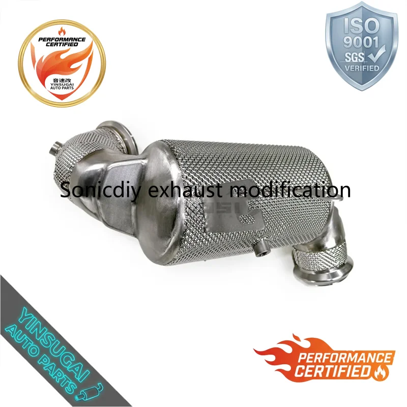 Cuski Factory Wholesale SS304 High Performance Catted Exhaust Downpipe for Lotus Emira 2.0T 2021-2023
