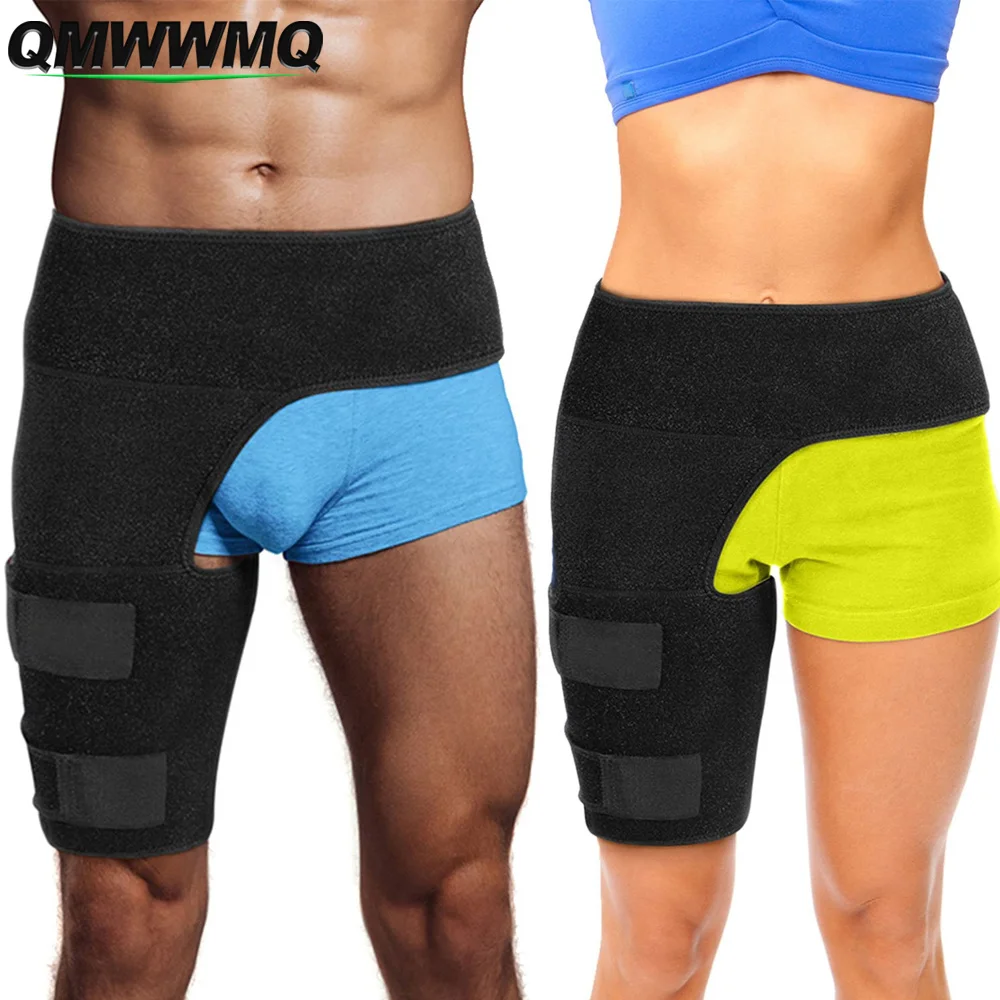 1PCS Hip Brace, Compression Wrap for Sports, Sciatica Pain Relief Devices for Joint Injuries, Hamstring Brace, Hip Pain,Bursitis