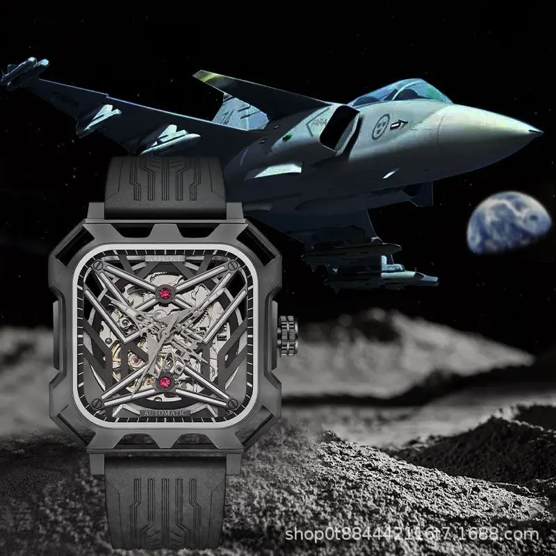 

Мужские часы Fighter Pointer, лучший бренд, автоматические механические часы для мужчин, светящиеся мужские наручные часы, роскошный тренд