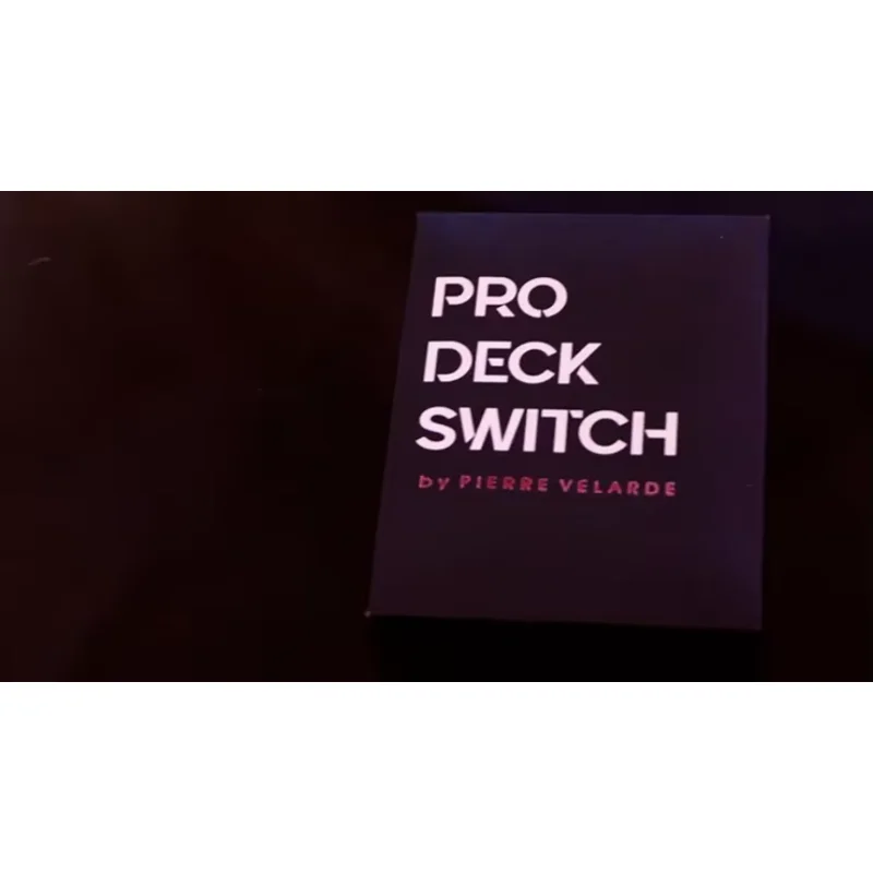 

PRO DECK SWITCH (RED) By Pierre Velarde Card Magic and Trick Decks Close up Magic Props Illusions Street Magic Tricks Mentalism
