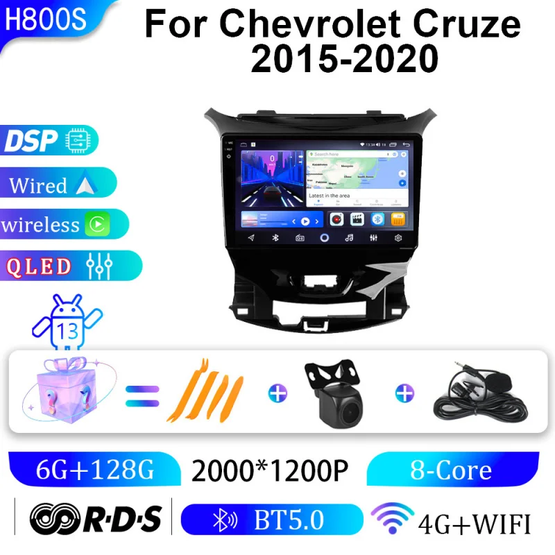 

For Chevrolet Cruze 2015 2016-2020 Car Intelligent Systems Android Car Player GPS WIFI Carplay 4G Car Radio Navigation Stereo