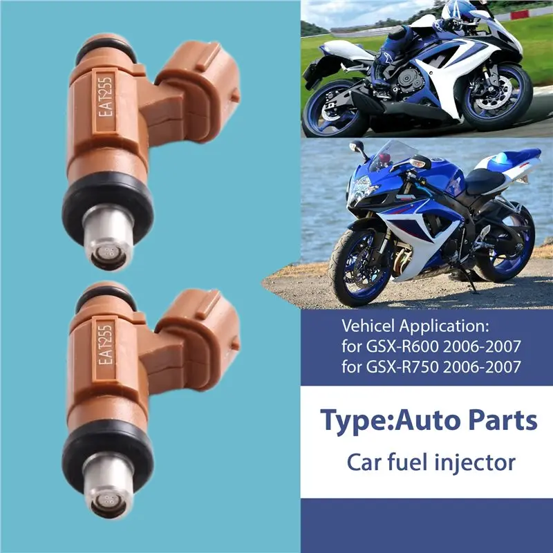 A03Z-EAT255 Fuel Injector Nockel 4Pcs 15710-01H00 1571001H00 For Suzuki GSXR600 GSXR750 2006-2007