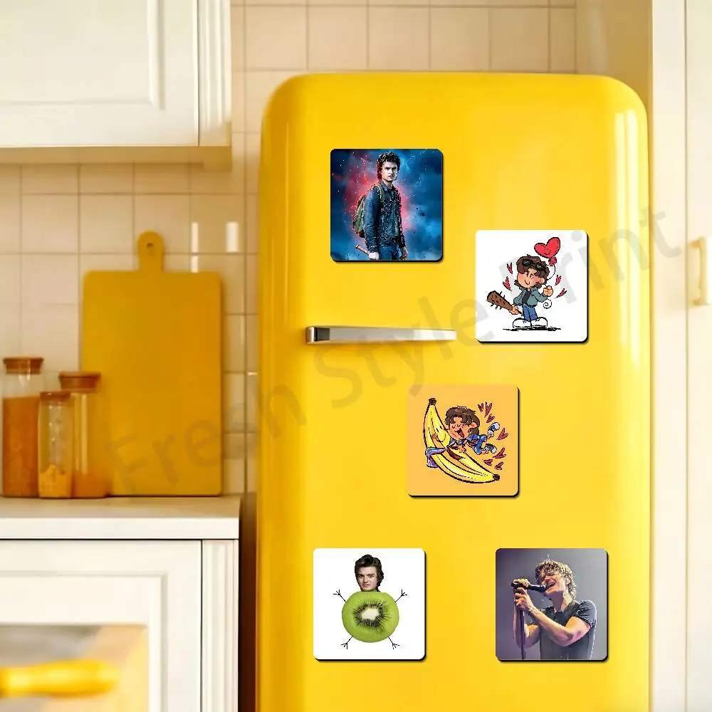J-Joe Actor K-Keery Cute Cartoon Anime Refrigerator Magnets Soft Magnetic Heat Transfer Refrigerator Magnets Gift