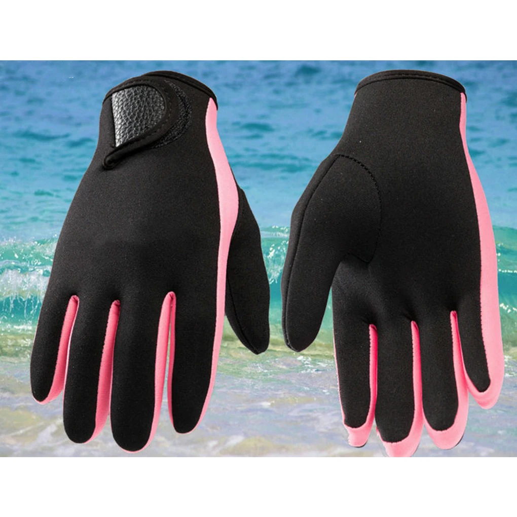 

Diving Gloves Fashion Winter Snorkeling Dive Swimming Underwater Hand Protective Anti-skid Warm Mittens for Man Blue L