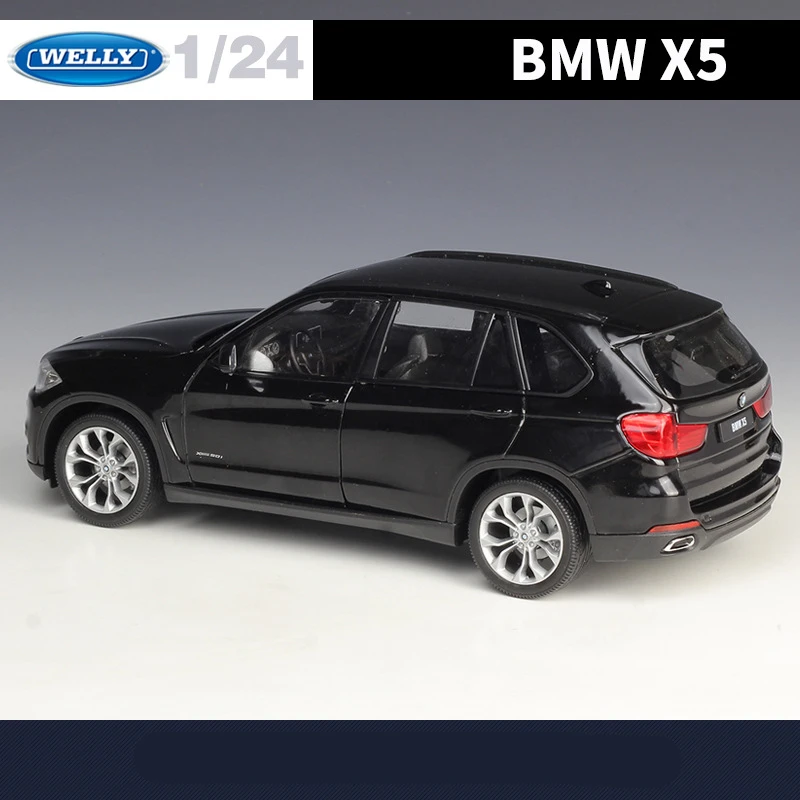 WELLY 1:24 BMW X5 SUV Alloy Car Model Diecasts Metal Toy Vehicles Car Model High Simulation Collection Childrens Gift Decoration