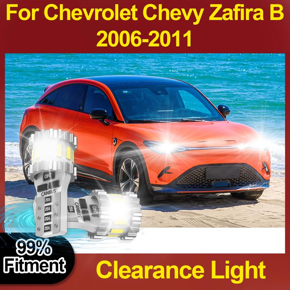 

W5W T10 Car Clearance Lights 12V Plug And Play 3400LM Small Lights For Chevrolet Chevy Zafira B 2006 2007 2008 2009 2010 2011
