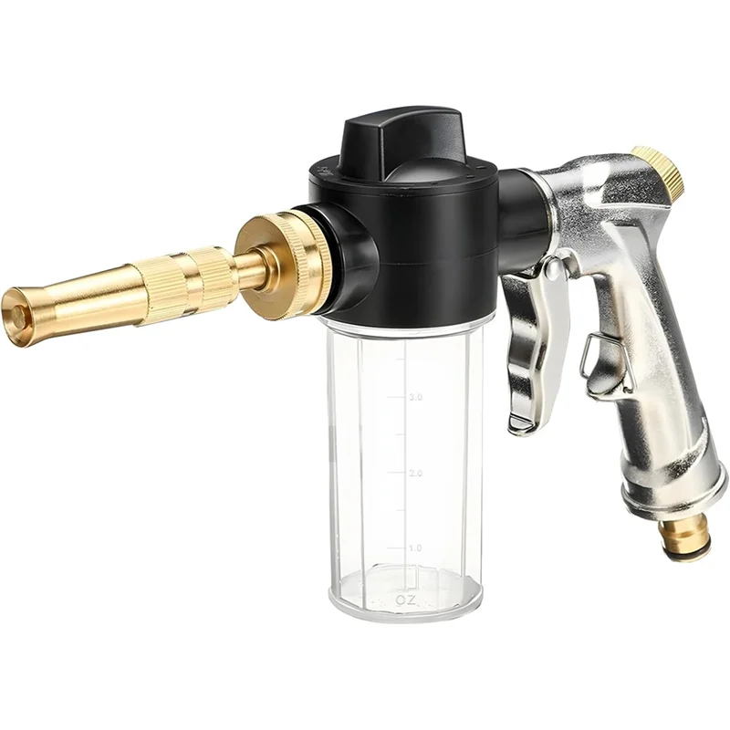 

A04G-для автомойки, распылитель пены высокого давления с пластиковым дозатором мыла 3,5 унции/100 куб.см, регулируемый для мойки автомобилей