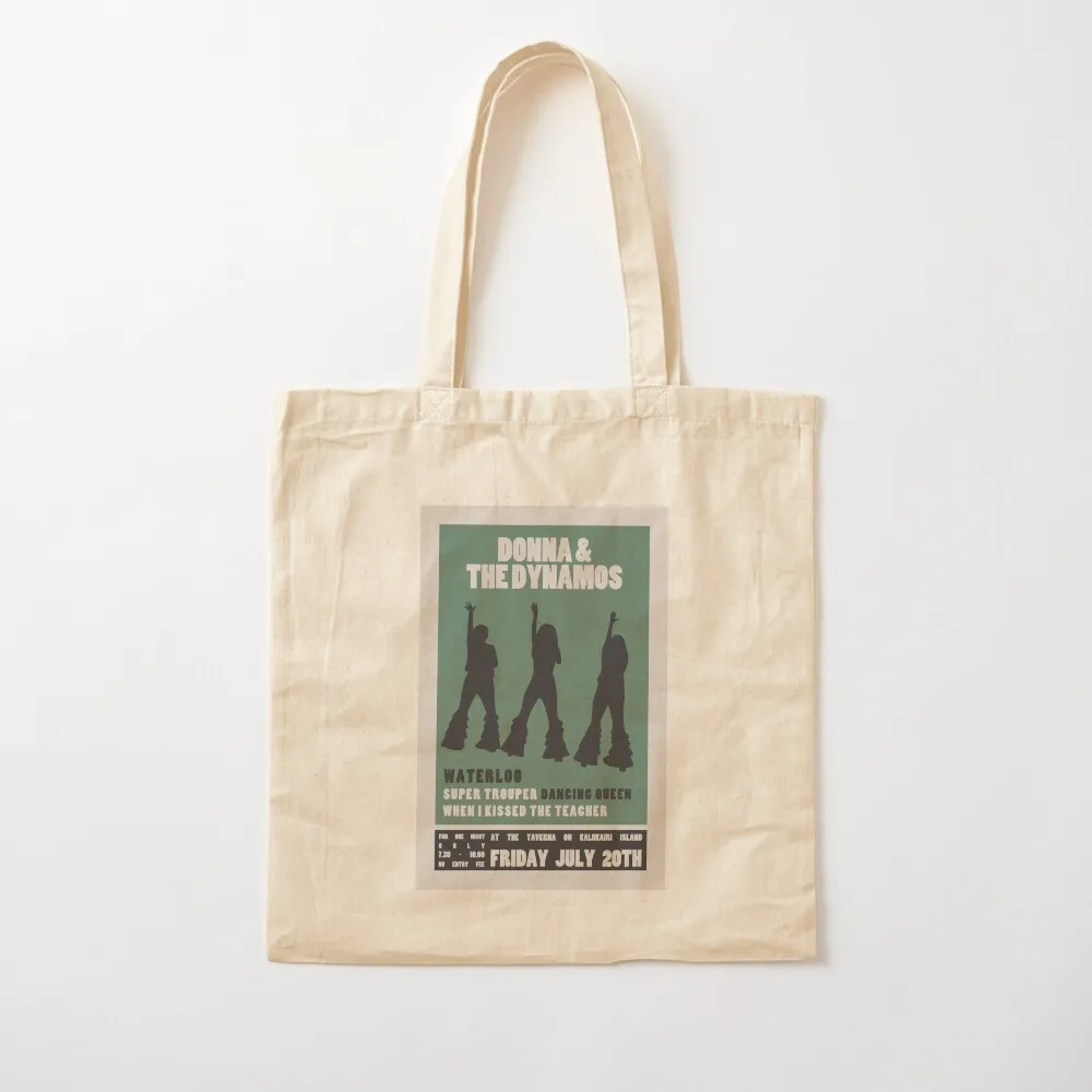Vintage Donna & the Dynamos Poster Tote Bag Lady bag sac pour femme Woman shopper bag bags luxury women
