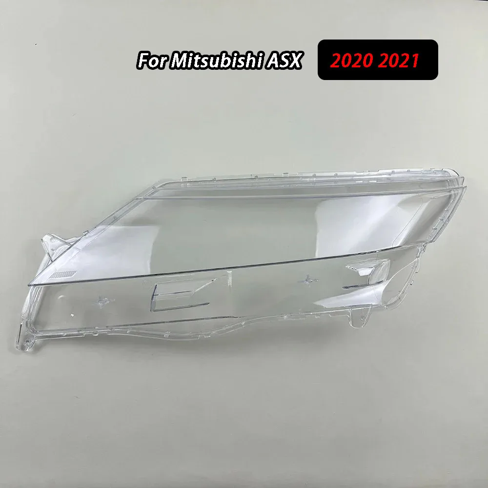 For Mitsubishi ASX 2020 2021 Headlight Cover Transparent Mask Headlamp Lamp Shell Replace Original Lampshade Plexiglass