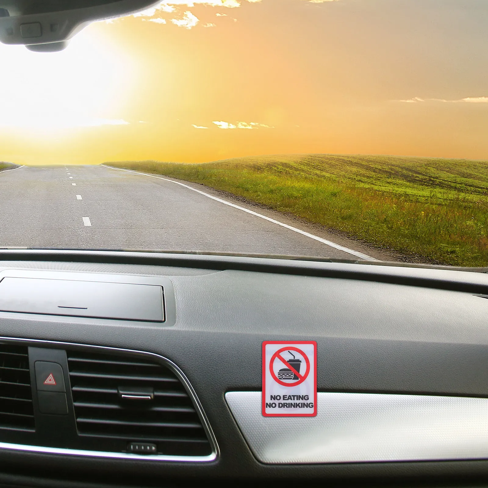 

Набор из 12 самоклеящихся предупреждающих наклеек «Не есть, не пить» для заводов, мастерских, офисов, библиотек – знаки безопасности