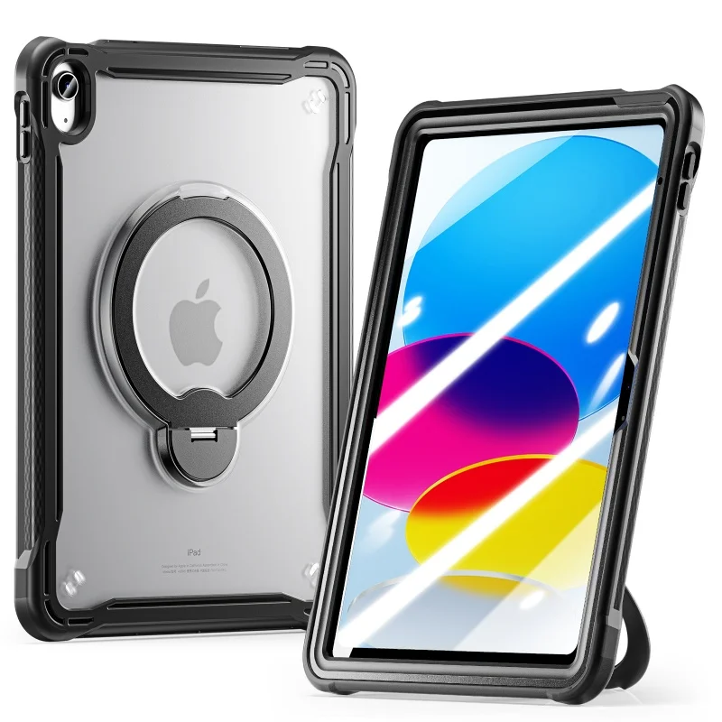 Heavy Duty Case for Apple iPad11th Gen 2025 A16 Tablet Cover Build in Rotating Stand Full Protection iPad10th 10.9inch Vertical