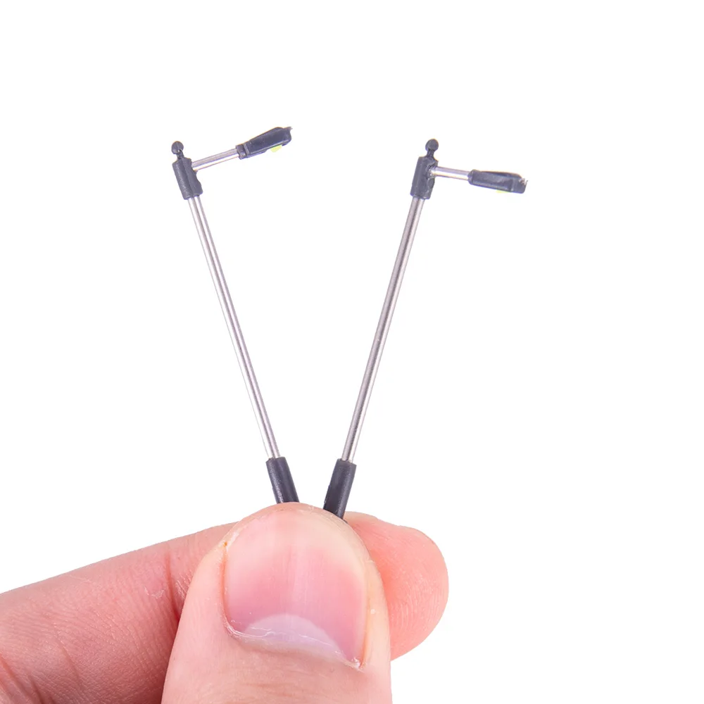 Lampa uliczna do modeli kolejowych w skali 1:75-300, lampy uliczne w skali T N, diody LED, oświetlenie 3V, akcesoria do scenografii kolejowej, miniaturowe elementy.