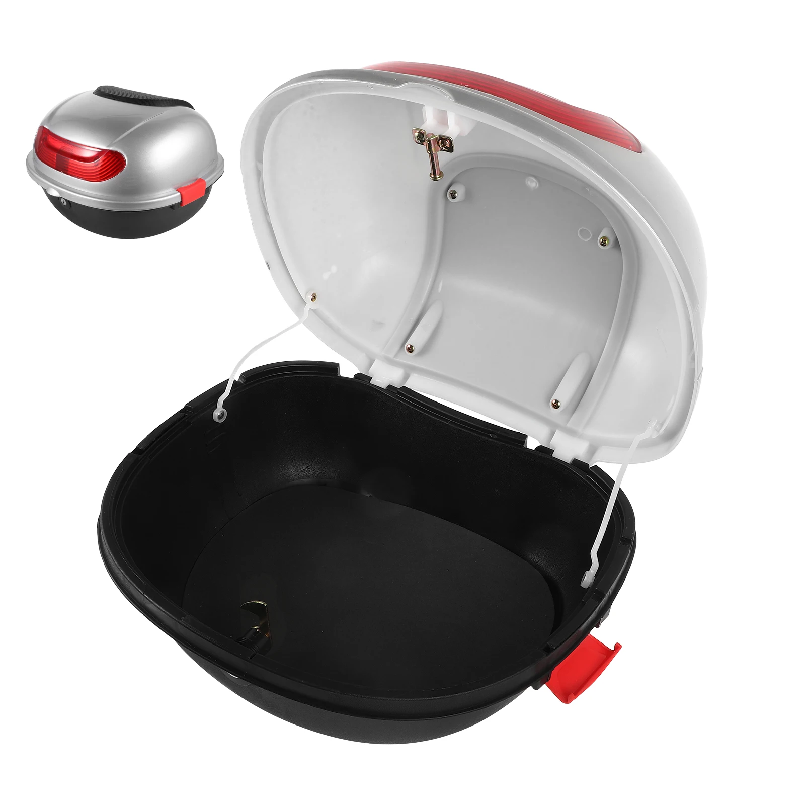 

Motorcycle Trunk Professional Central Case Top Tail PP Travel Scooter Storage Box Large Capacity Waterproof Universal Rear Top