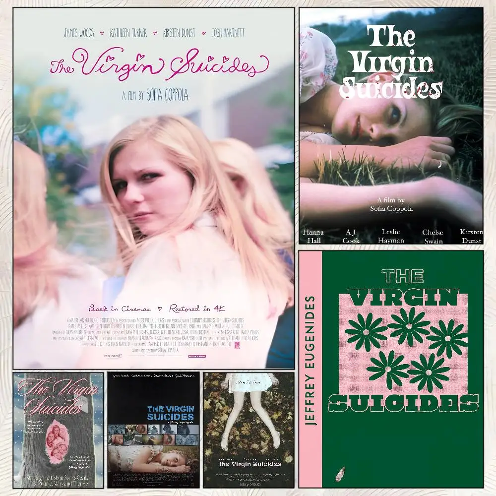 The Virgin Suicides Poster Self-adhesive Art Room Entrance Restaurant Wall Decor Art Painting