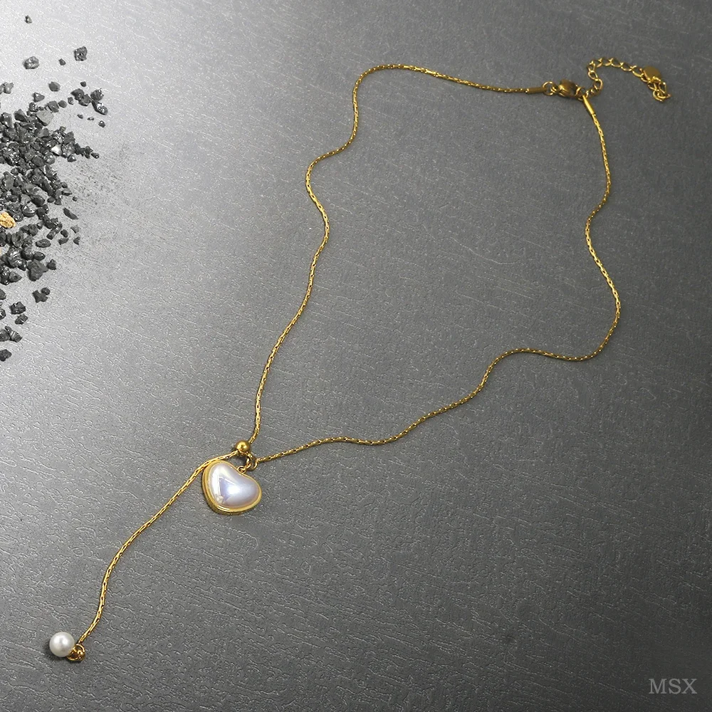 LLX Stainless Steel Creative Chain Necklace