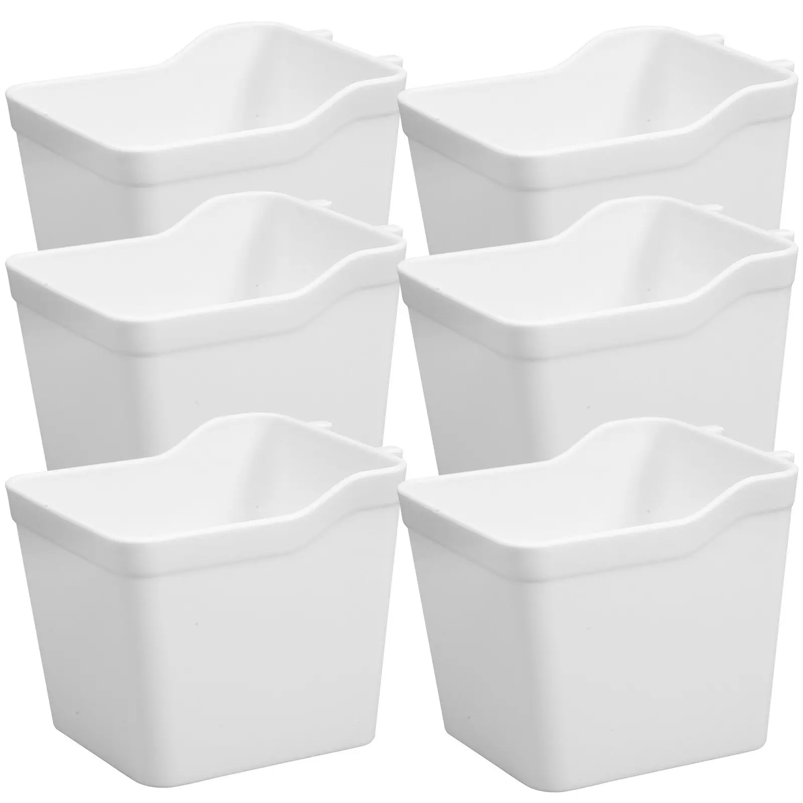 

Набор из 6 прочных контейнеров для хранения на перфорированной доске из АБС-пластика для гаража, верстака, мастерской, инструментов и аксессуаров