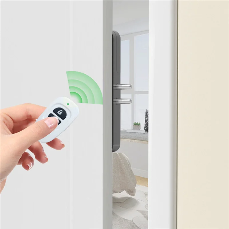 

A37T-Smart Electron Lock App Bluetooth Punch-Free Door Non-Destructive Installation Remote Sharing Unlocking For Home Door