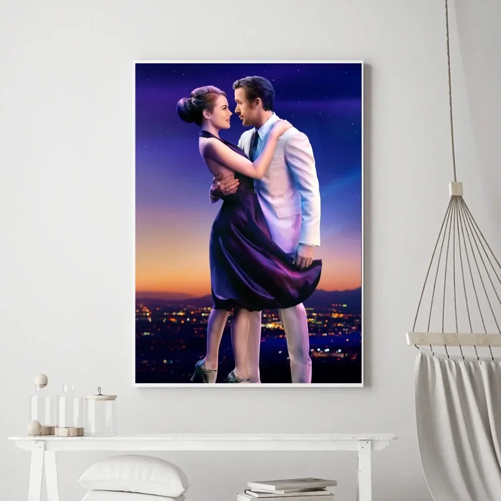 La La Land Movie Poster Prints Poster Wall Painting Bedroom Living Room Wall Bar Restaurant Sticker Large