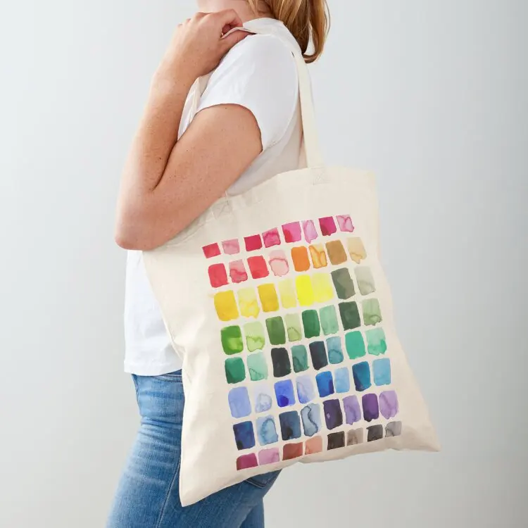 

Swatches Tote Bag cute tote bag Large bags for women shopper bag women eco folding