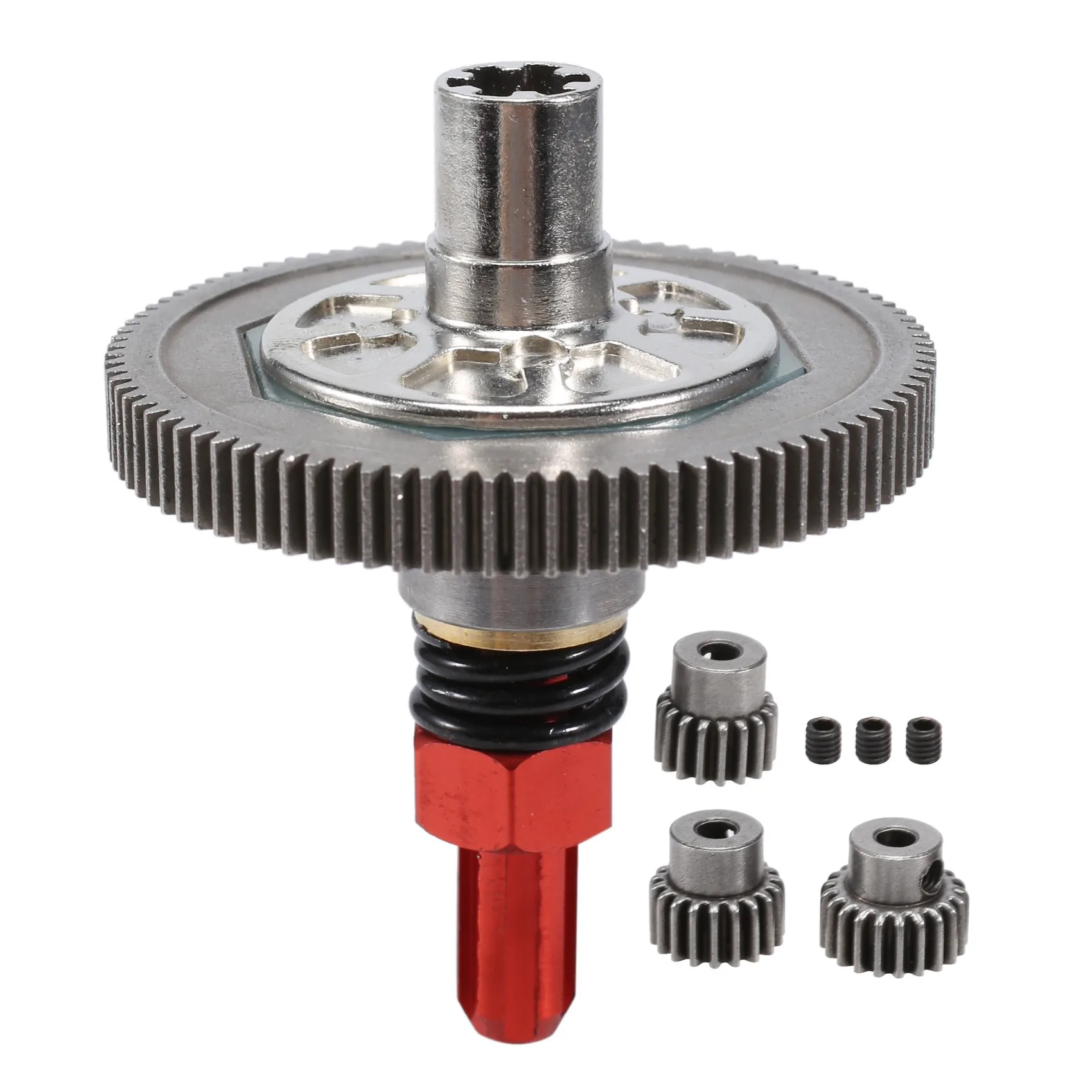 91t Stirnrad-Slipper-Kupplung 21t 19t 17t Zahnrad satz für arrma 1/10 senton Granit Big Rock Vorteks Teile, rot