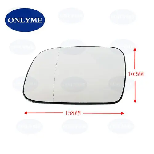 Imagen 2 del producto Espejo de cristal gran angular con calefacción para coche, para PEUGEOT 307 (2001 02 03 04 05 06 07 08 ) 407 ( 2004-2009)