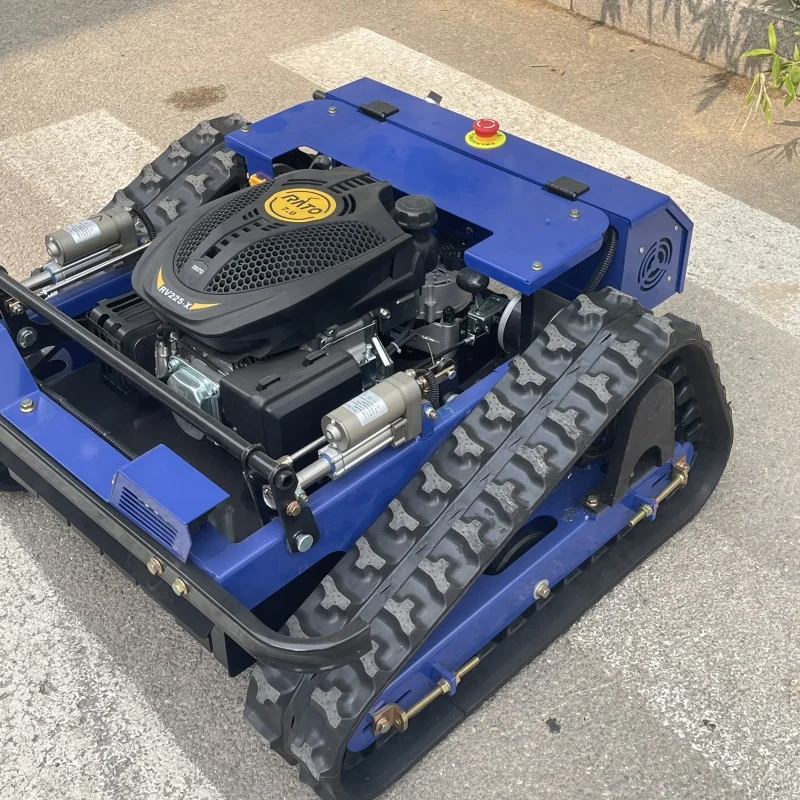 Prezzo all'ingrosso della fabbrica del tosaerba telecomandato del robot cingolato del robot del sarchiatore del raggio di svolta zero personalizzato da 500 mm