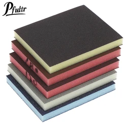 2pcs 120-1000grit Polishing Sanding Sponge Block Pad Sandpaper Assorted Abrasive Tool 120*100*12mm Random Color Drop Shipping