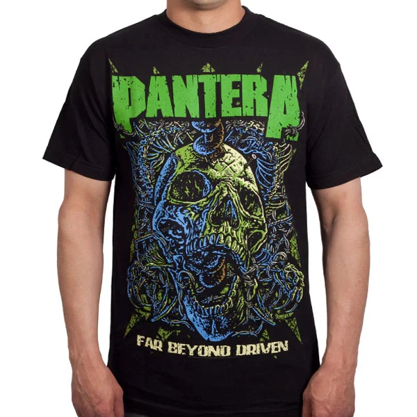 Pantera Flames Band Logo Casual T-shirt Luxury Brand for Men and Women Top 2026 New