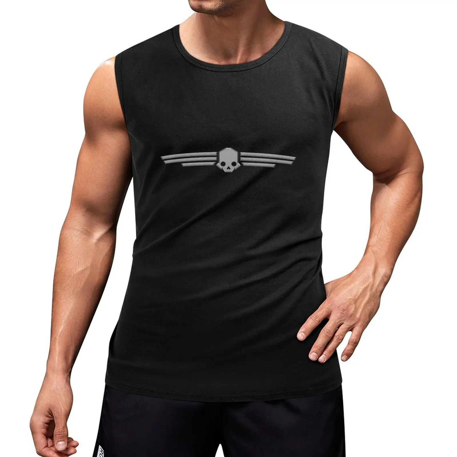 

HELLDIVERS Inspired Graphic Print T Tank Top sleeveless Men's t-shirts Sleeveless top Vest