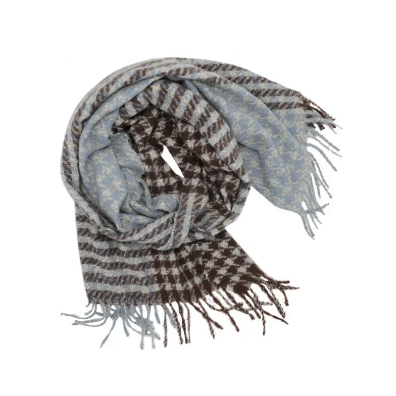 جديد الخريف والشتاء زوجين أنثى سميكة مزدوجة الاستخدام وشاح الكشمير شال، شعيرات باغ البريطانية #5