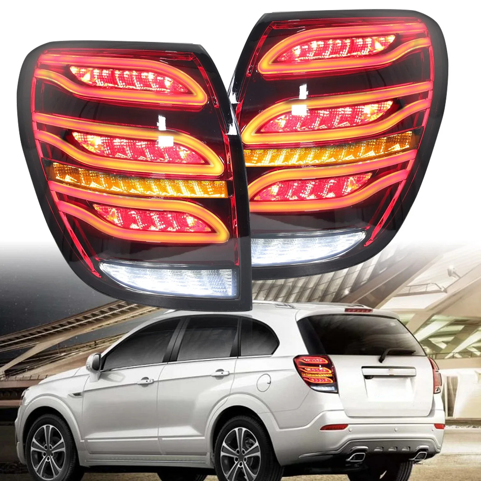 

LED Tail Light For Chevrolet Captiva 2015-2019 tail lamps lights Brake Turn Signal Reverse Lights Auto Accessoires