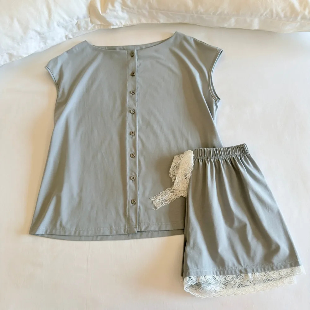 Thin Modal Women's Pajamas Set Sleeveless O-neck Top and Shorts Ladies Sleepwear Loungewear 2PCS Casual New Summer Wear Pijama