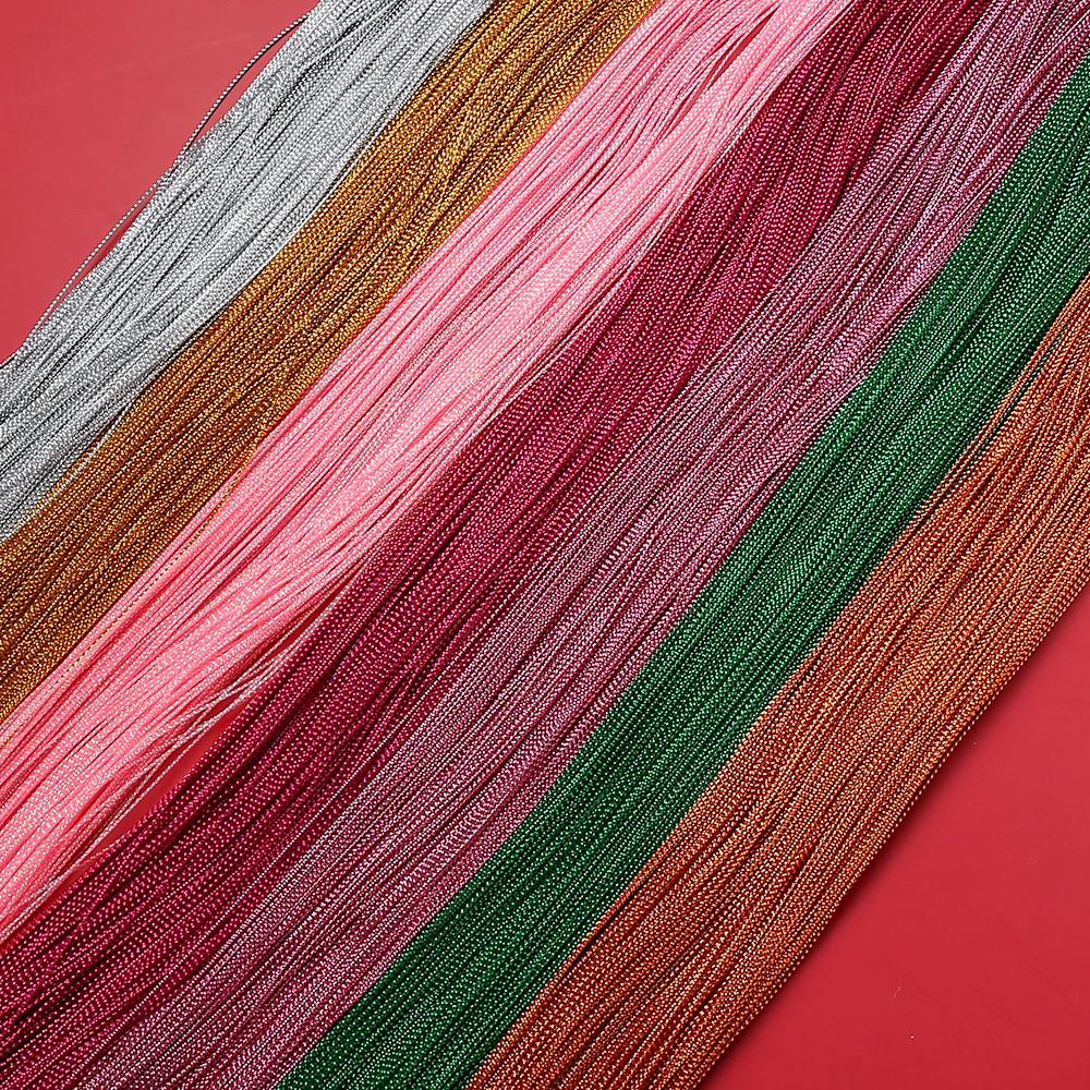 

iYOE 17 Colors 100M( 328foot) 1mm Eight Strand Polyester FineThread For Christmas Hanging Decorating Light Small Items Accessor