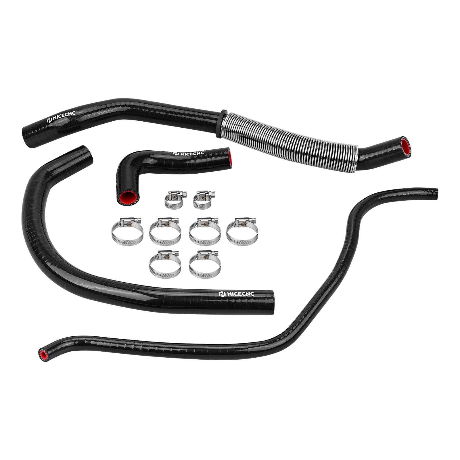 NICECNC Für Yamaha Banshee 350 YFZ350 1987-2006 ATV Kühlschlauch Silikon Kühler 300 ℃ Hitzebeständigkeit 2GU-12482-00-00 – Detail 8