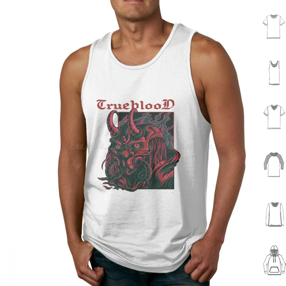 True Blood Tank Tops Print Cotton True Blood Blood Vampire Vampires Halloween Sookie True True Crime Eric Eric Northman