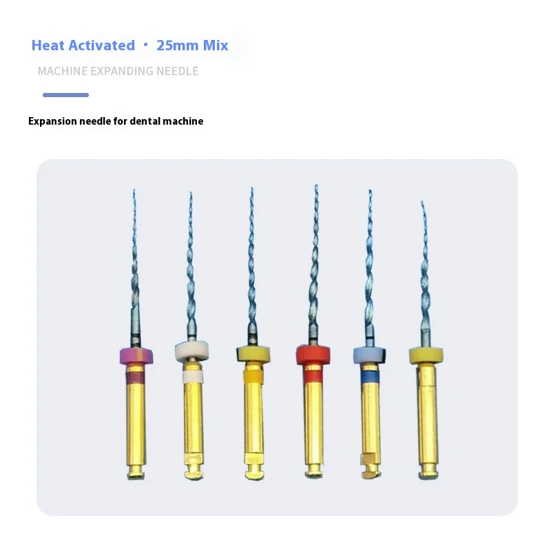 Nitinol root canal file machine with large taper file with memory expansion needle opening file dredging file