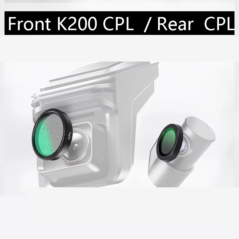 Dash Cam CPL Filter for DDPAI Dash Cam K200 CPL Filter Lens Dust Protection Anti Glare for Rear Camera CPL Filter ( Not original