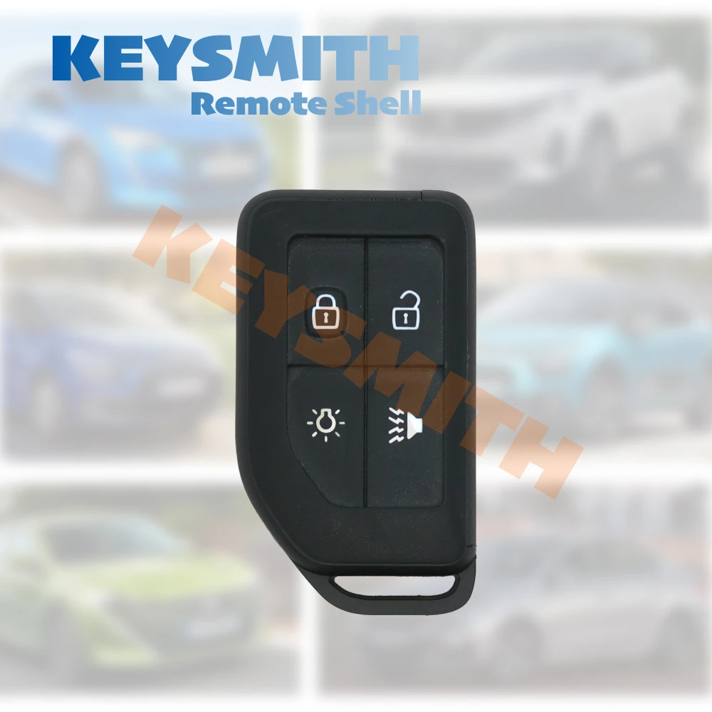 KEYSMITH 4 Button Remote Key Shell Case For Volvo FM FH16 Truck