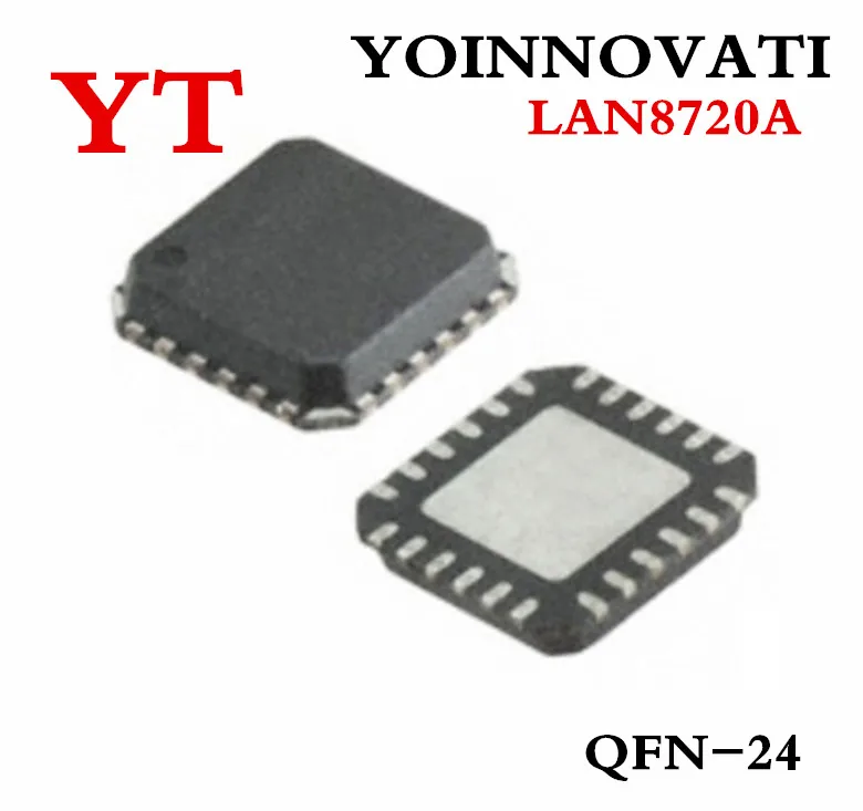 50PCS 8720A LAN8720A LAN8720A-CP-TR QFN24 IC