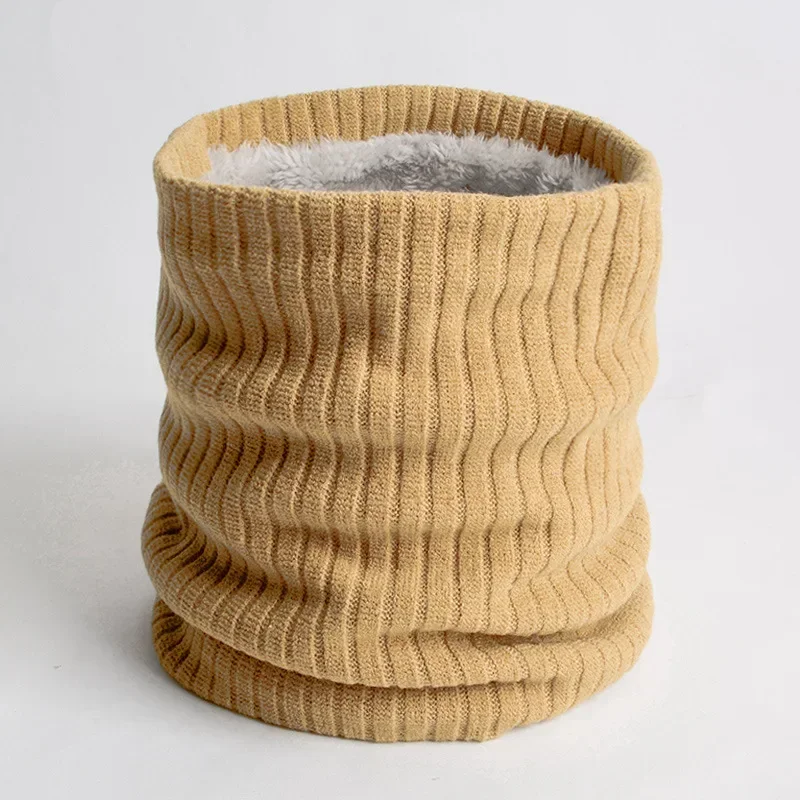 

Outdoor Knitted Ring Scarves, Cycling Scarves, Ski Climbing Neck Scarf, Thicken Warm Fleece Neck Warmer for Women