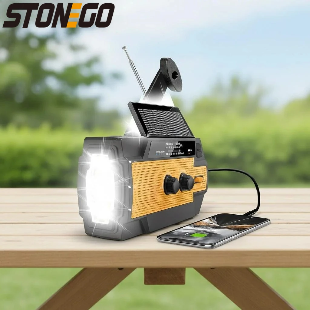 portable-emergency-crank-radio-4000mah-solar-hand-crank-amfmnoaa-weather-radio-1w-flashlight-phone-charger-sos-alarm