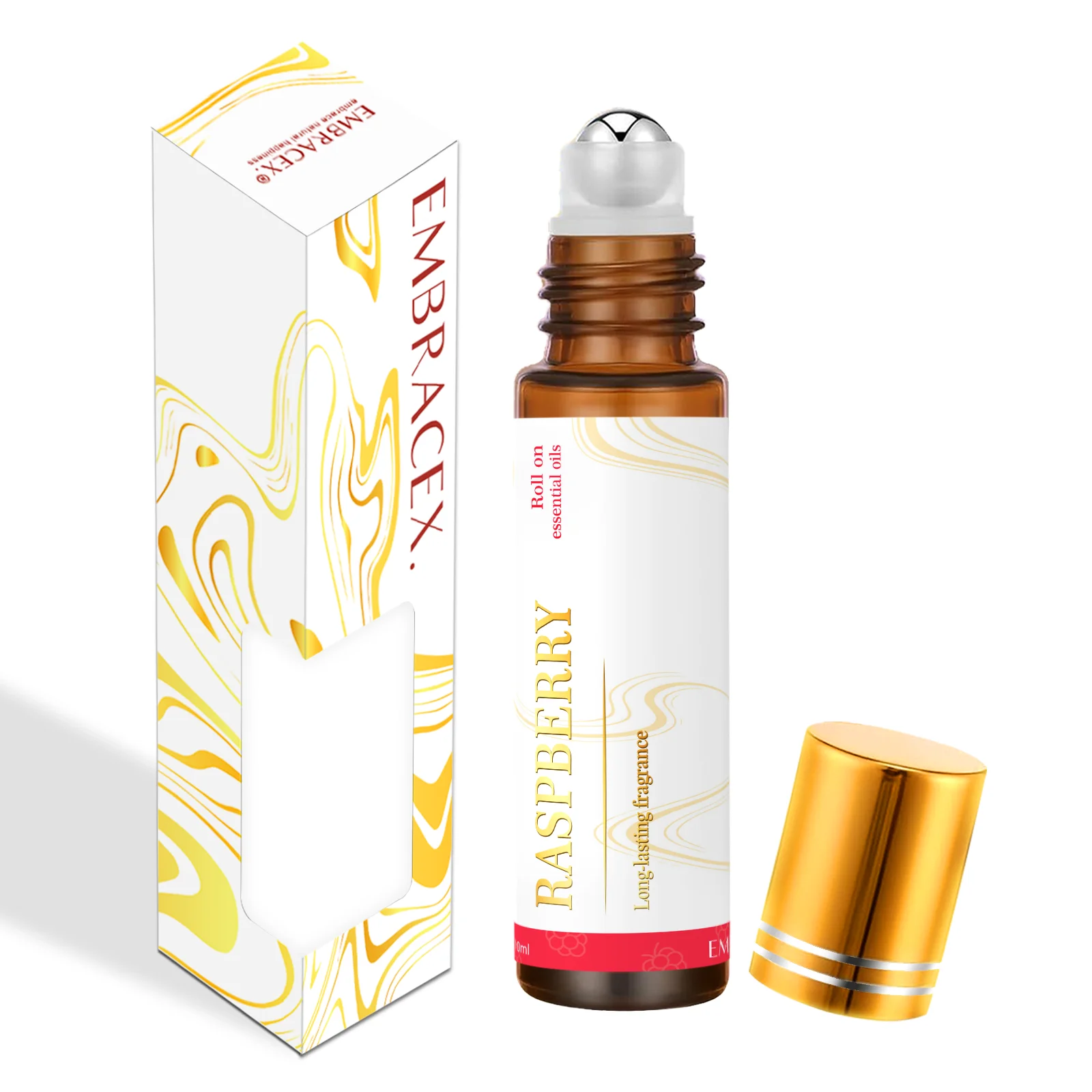 

10ml Raspberry Essential Oil Car air freshener Long Lasting Roll-On Essential Oils Gifts aromatherapy perfume car