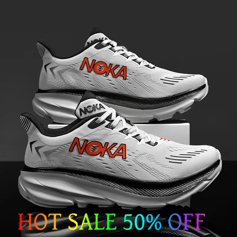 Marathon Carbon Plate Air Cushion Men Sports Running Shoes Breathable Lightweight Women's Comfortable Athletic Nonskid Sneakers